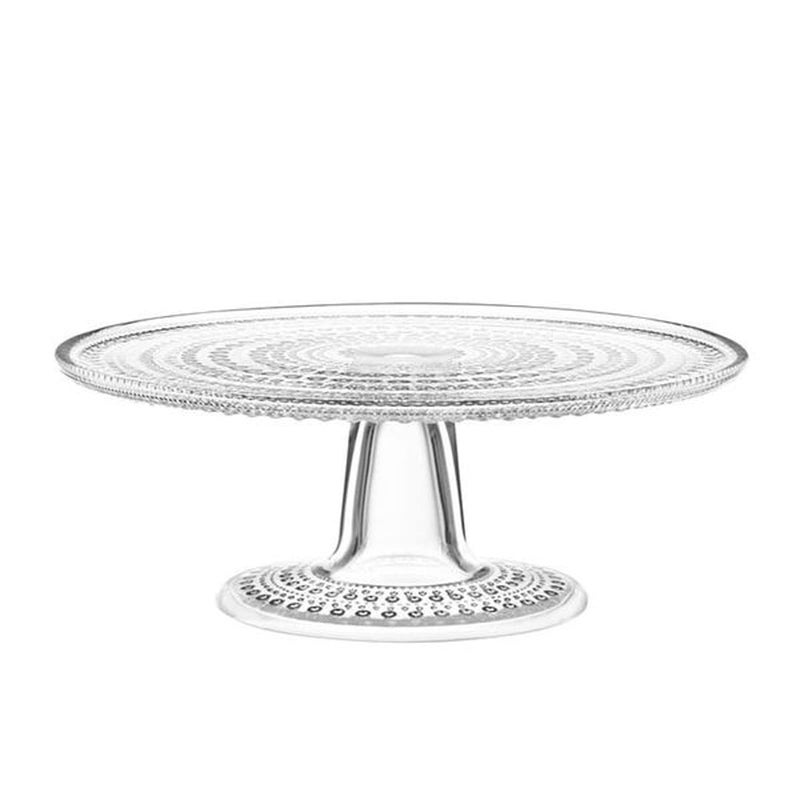 Iittala Kastehelmi 1019580 Cake Stand, 9.4 inches (24 cm), Clear - Image 1